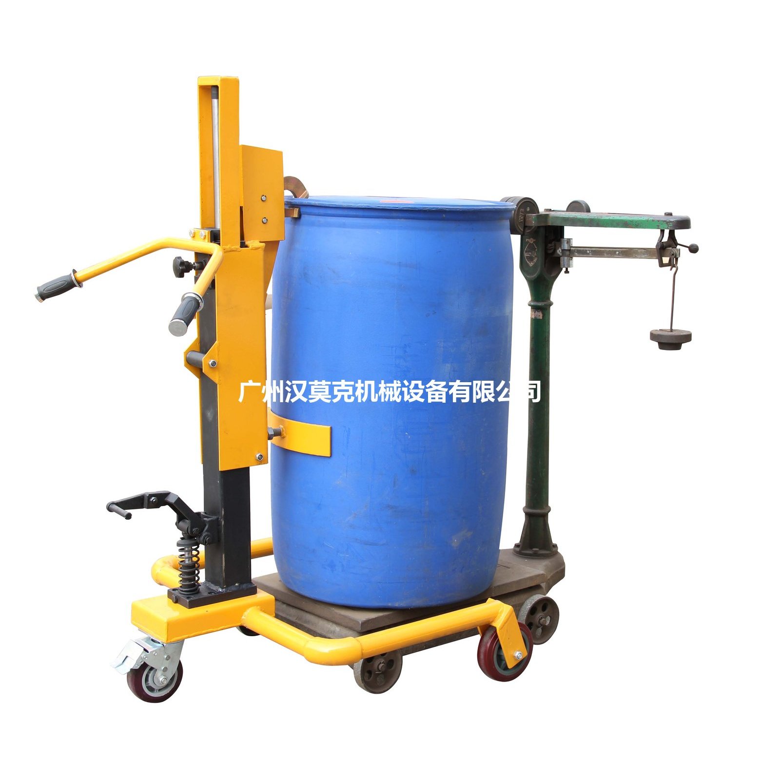 脚踏式液压油桶车 DT350A 实拍