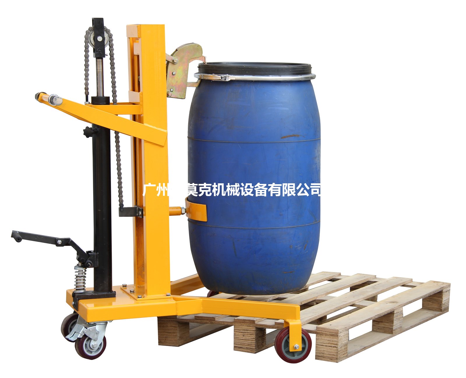 脚踏式液压油桶搬运车 DTF450B 实拍