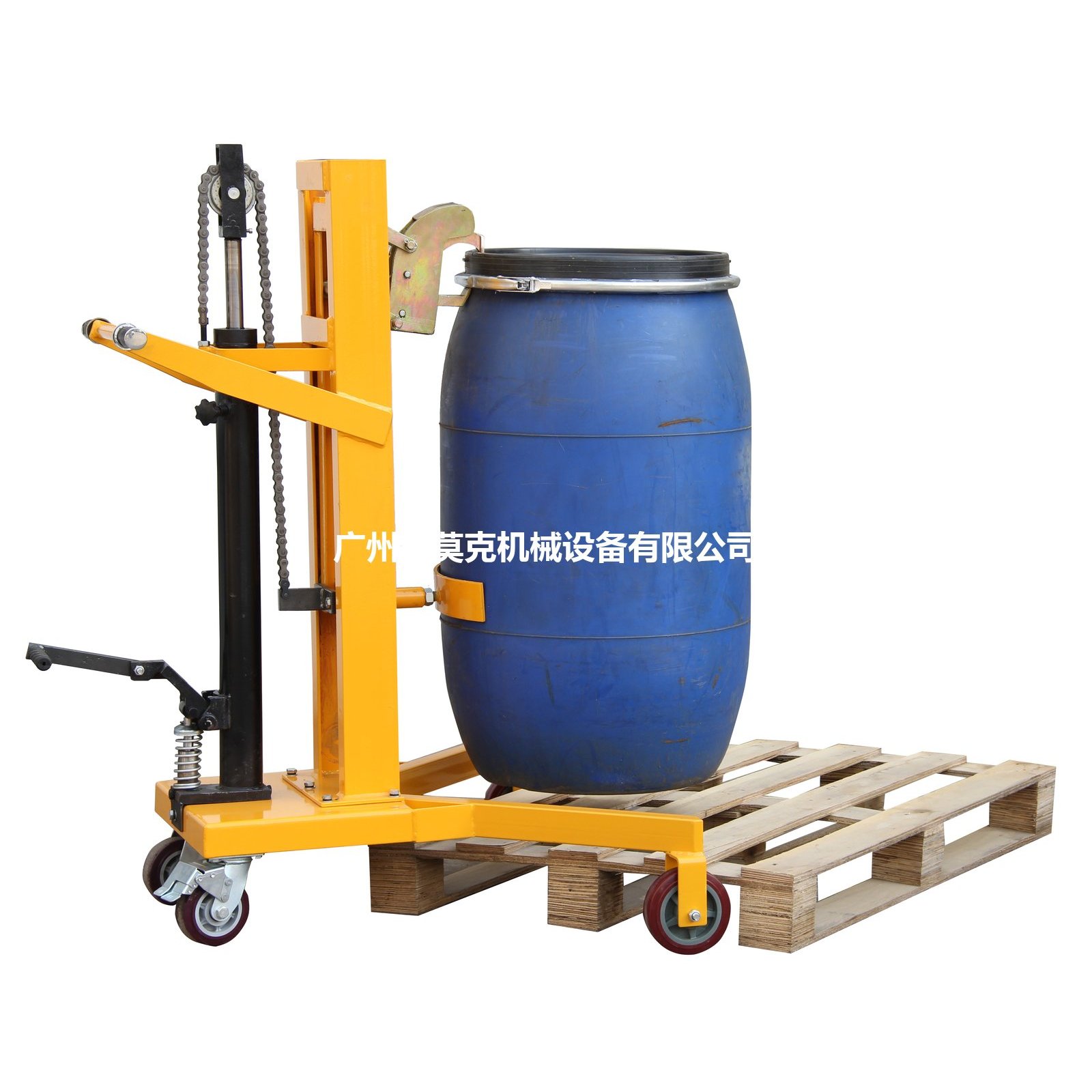 脚踏式液压油桶搬运车 DTF450B 实拍