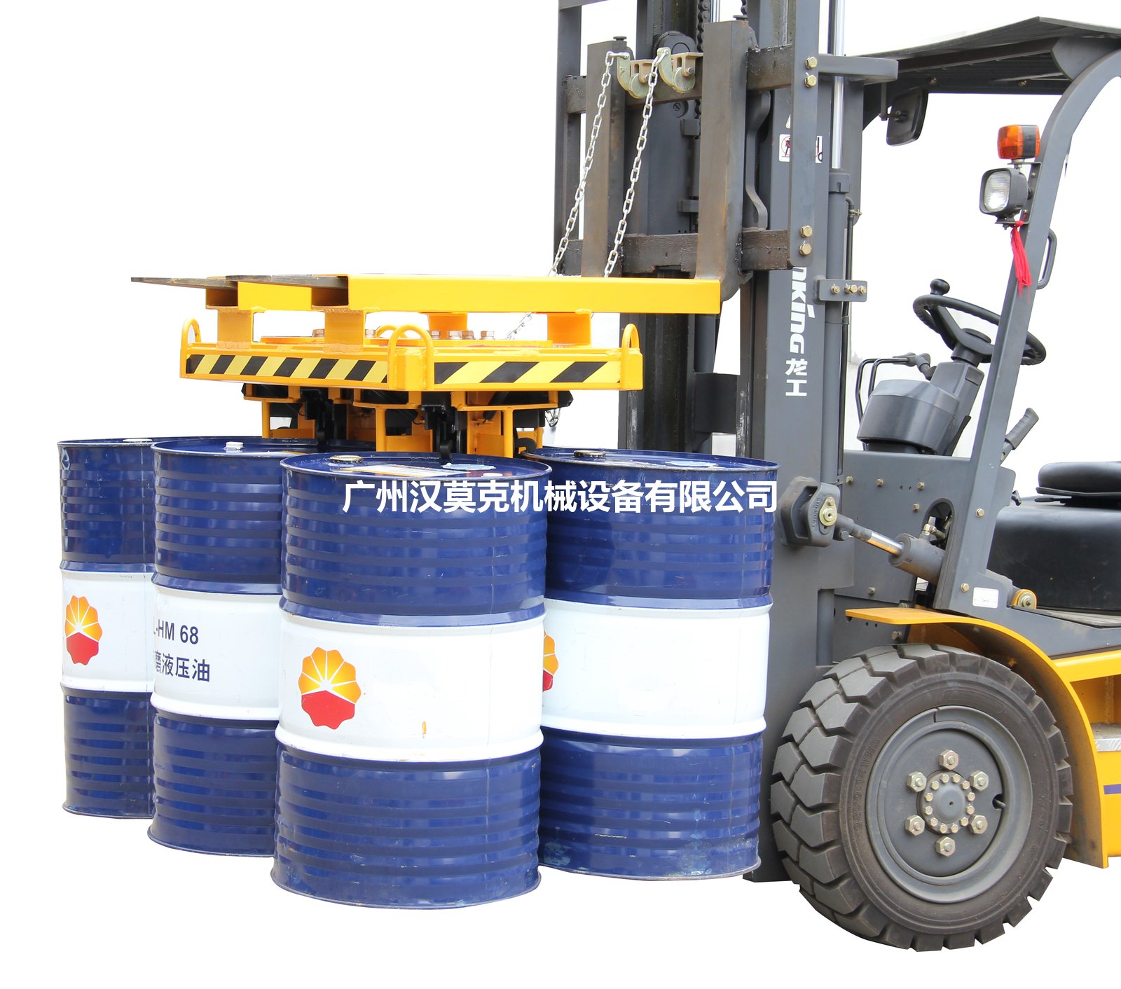 叉车/吊车六桶吊夹 YL6 实拍 2